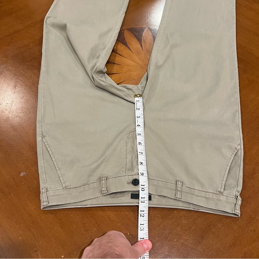 ATM Anthony Thomas Melillo Enzyme Washed Cropped Boyfriend Pant Tan Size 6 - Picture 13 of 16